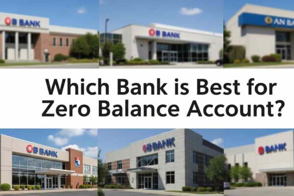 which bank is best for zero balance account