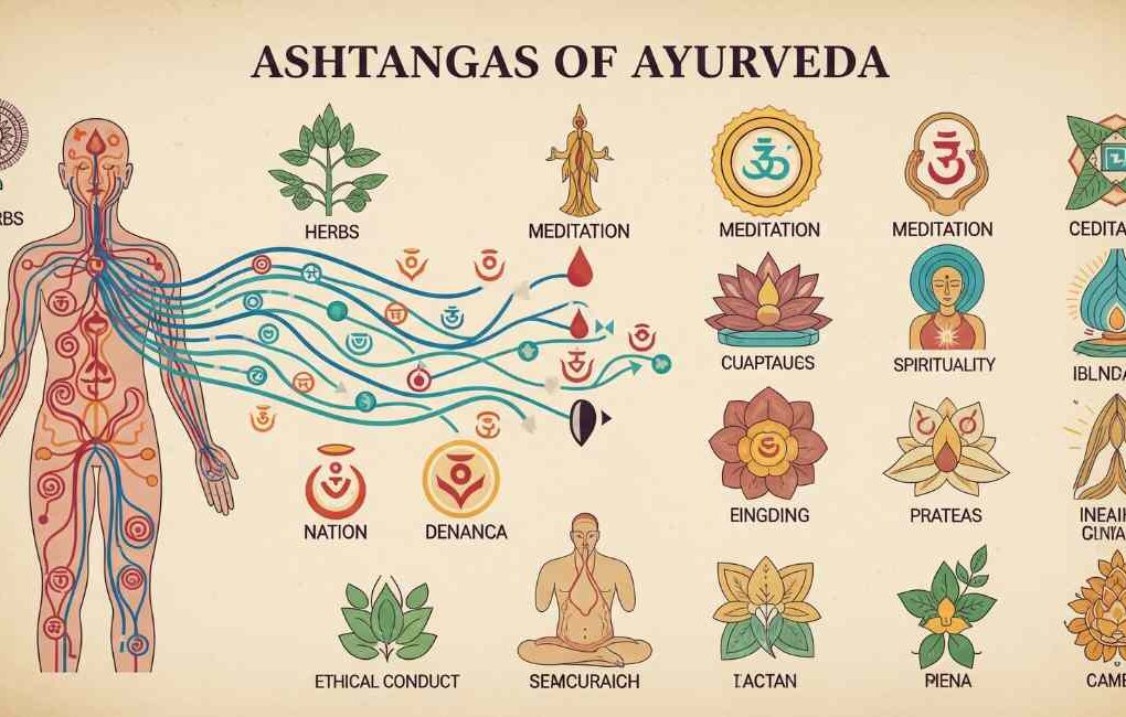 Ashtangas of Ayurveda: Exploring the Eight Limbs of Holistic Healing ashtangas of ayurveda